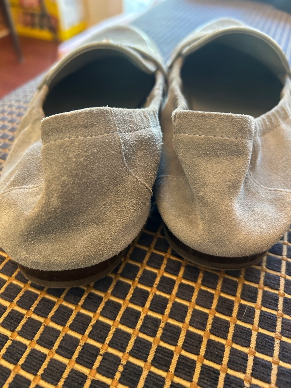 Tory Burch Women's Slip On Loafer Ballet Flats with Gold Logo - Picture 3 of 7